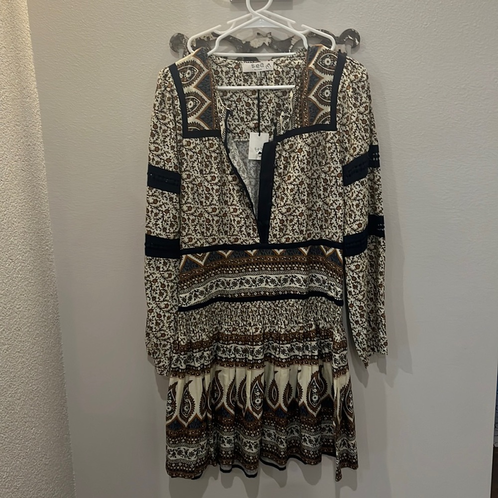 Sea Mini Dress